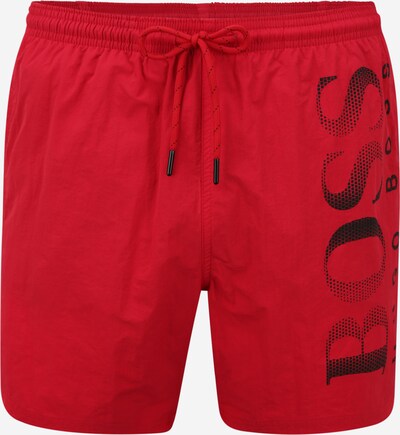 BOSS Casual Zwemshorts 'Octopus' in de kleur Framboos / Zwart, Productweergave