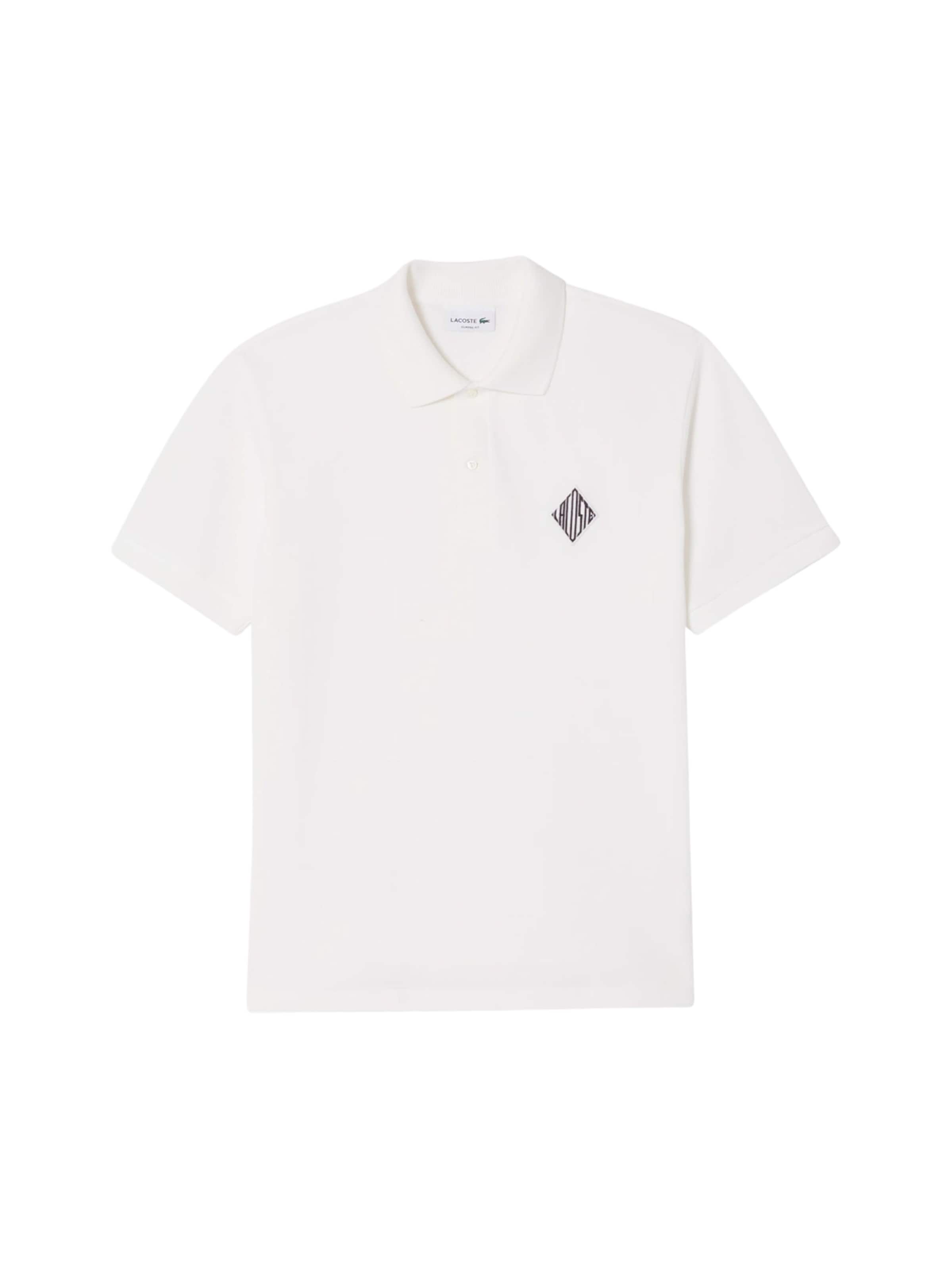 LACOSTE - Camisa em branco: frente