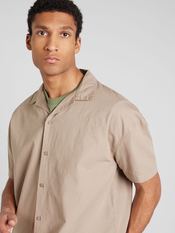 Denim Project Comfort fit Button Up Shirt in Brown