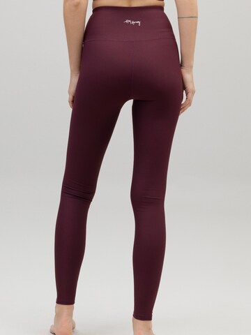 Hey Honey Skinny Leggings 'Ribbed' in Rot