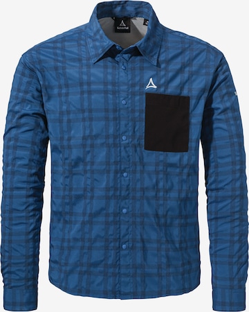 Chemise fonctionnelle 'Jalpuh MNS' Schöffel en bleu : devant