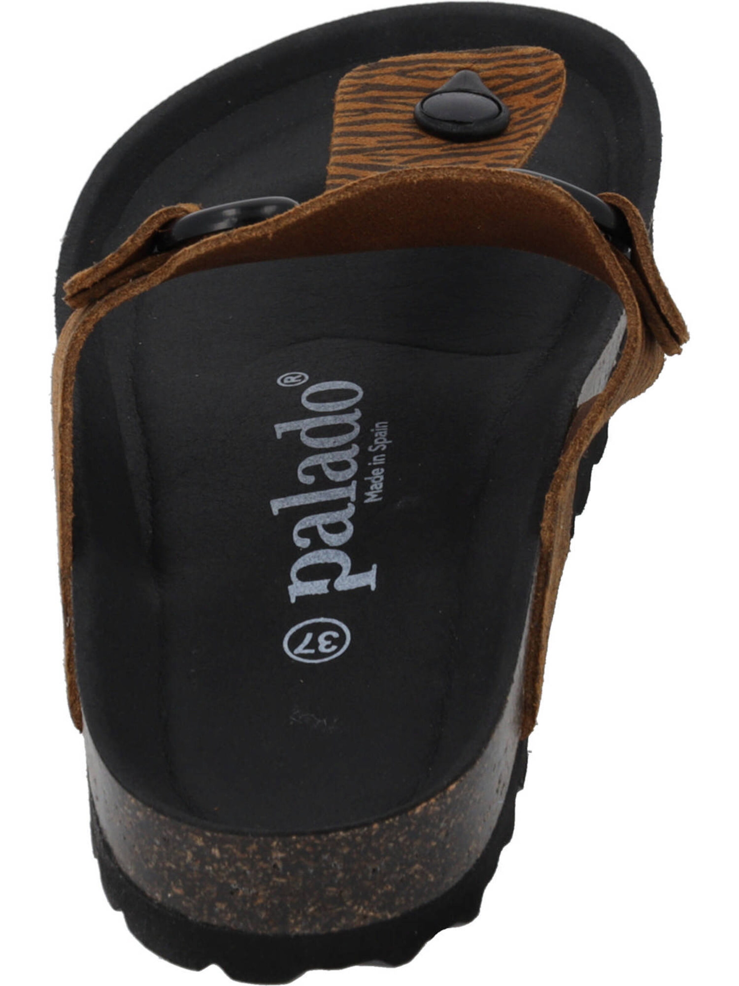 Palado T-bar sandals 'Kos' in Brown