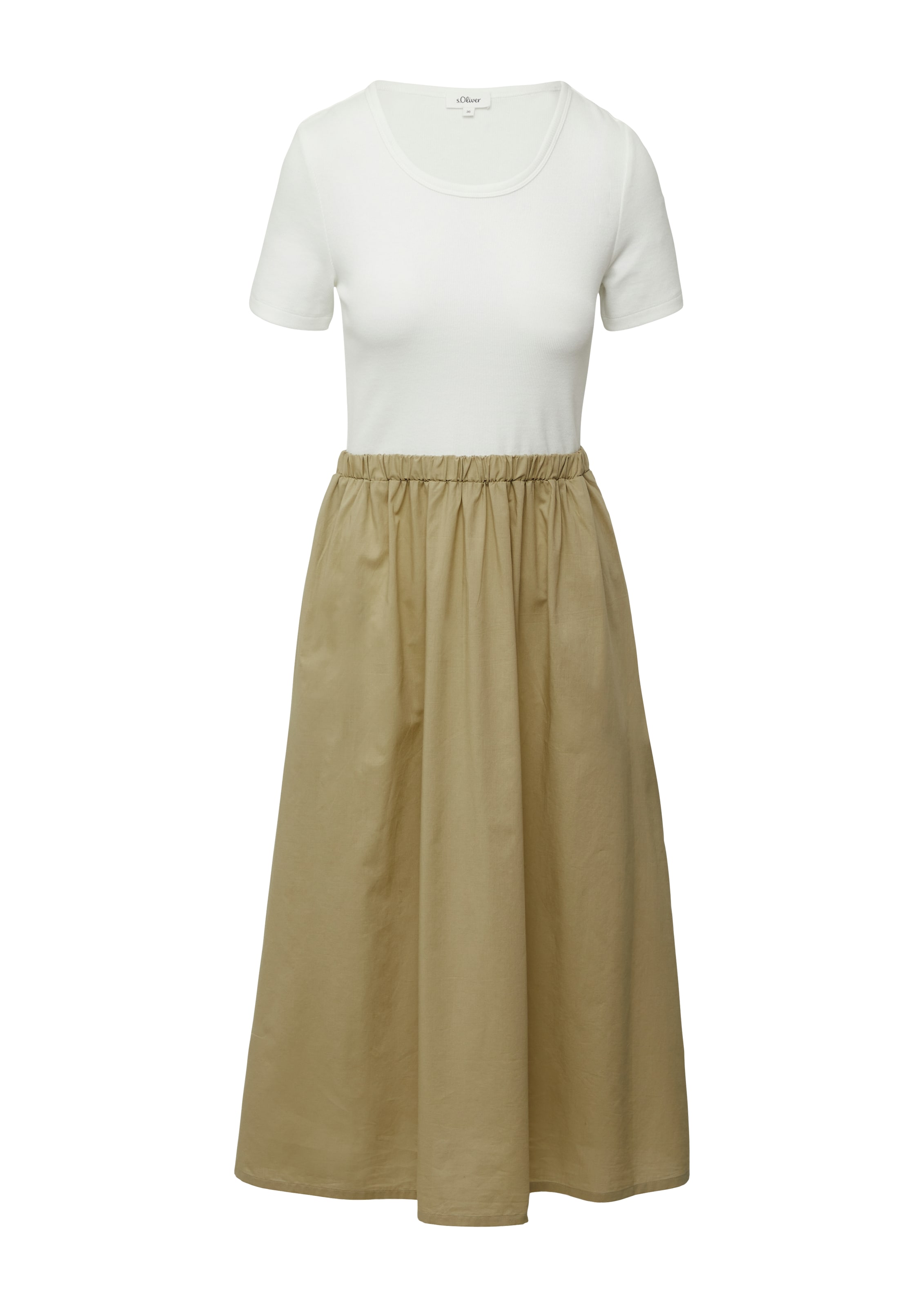 s.Oliver Kleid in Braun: Vorderseite