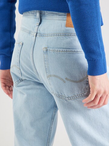 JACK & JONES Широка кройка Дънки 'JJIChris JJOriginal' в синьо