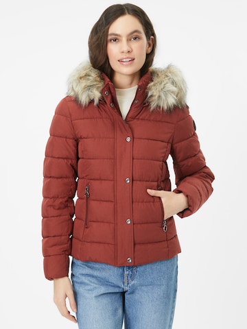 ONLY Winter jacket 'Luna' in Red: front