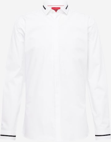 Slim fit Camicia 'Eloy' di HUGO in bianco: frontale
