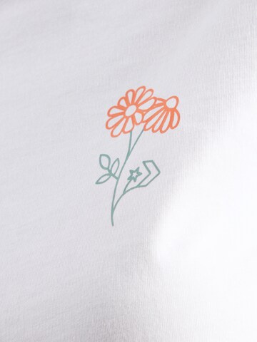 CONVERSE Футболка 'SPRING BLOOMS' в Белый