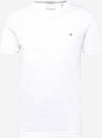 T-Shirt GANT en blanc : devant