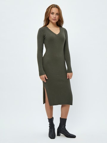 DESIRES Gebreide jurk 'Robe Amabel' in Groen: voorkant