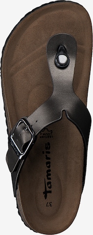 TAMARIS T-Bar Sandals in Grey