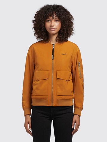 khujo Between-season jacket 'Nova2' in Orange: front