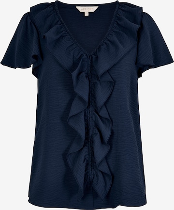 Apricot Blouse in Blue: front