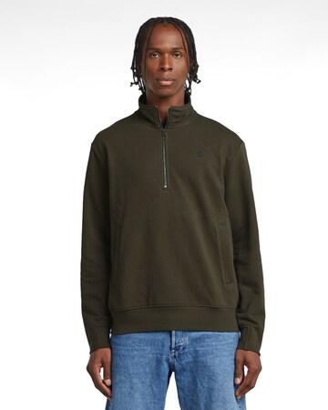 G-STAR Sweatshirt 'Nifous' in Groen: voorkant
