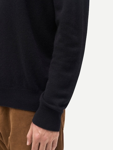 GOBI Cashmere Kampsun 'Men's Timeless Mock Neck Cashmere Sweater', värv must