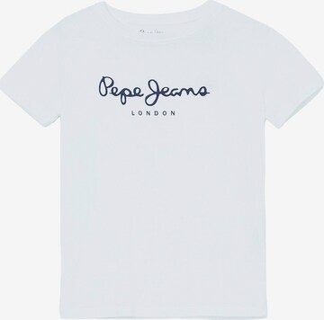 T-Shirt Pepe Jeans en blanc : devant