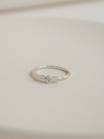 Hey Happiness Ring 'Slim Nexus' in Silber