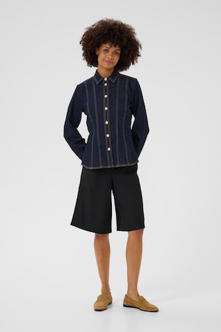 CULTURE Bluse 'Bobbie' i blå