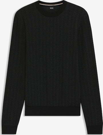 BOSS Pullover in Schwarz: Vorderseite