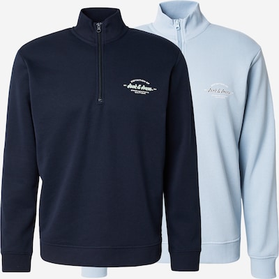JACK & JONES Sweater majica 'JJBRANDON' u noćno plava / pastelno plava, Pregled proizvoda