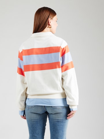 Calvin Klein Jeans Μπλούζα φούτερ 'RUGBY' σε λευκό