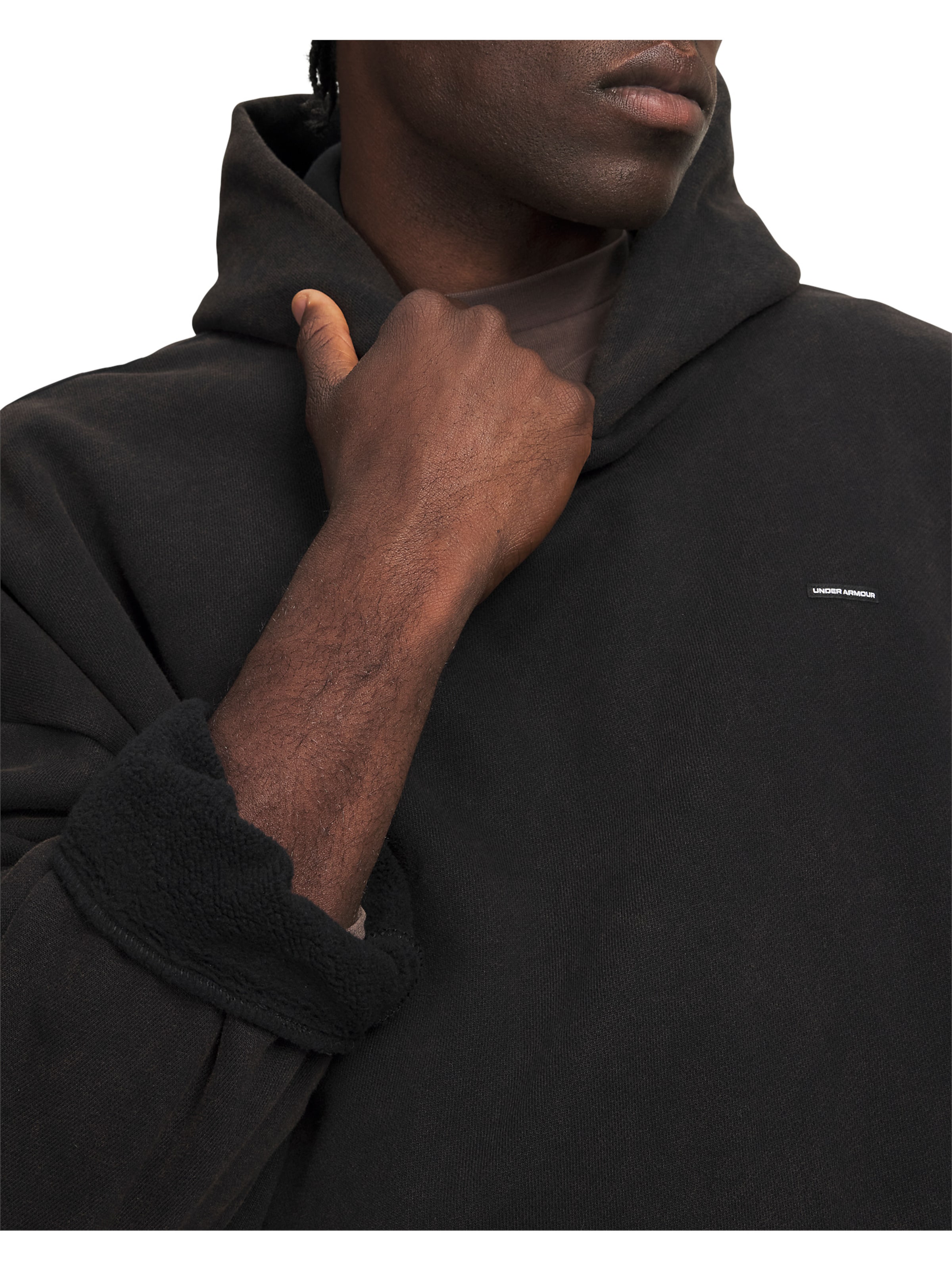 UNDER ARMOUR Sportsweatshirt in Zwart