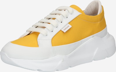 Greyderlab Baskets basses en jaune d'or / blanc, Vue avec produit