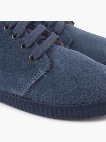Pisamonas - Bota em azul