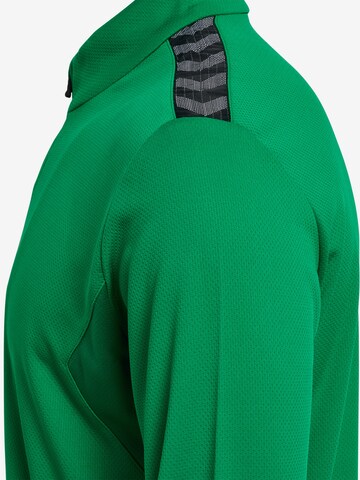 Hummel Athletic Zip-Up Hoodie in Green