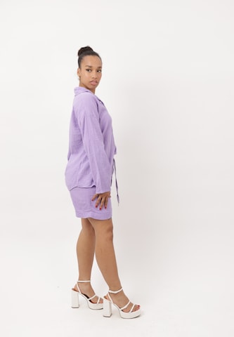 Pantalons de tailleur Elara en violet