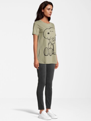 Course Shirt 'Snoopy & Woodstock' in Grün