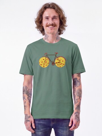 T-Shirt Watapparel en vert : devant