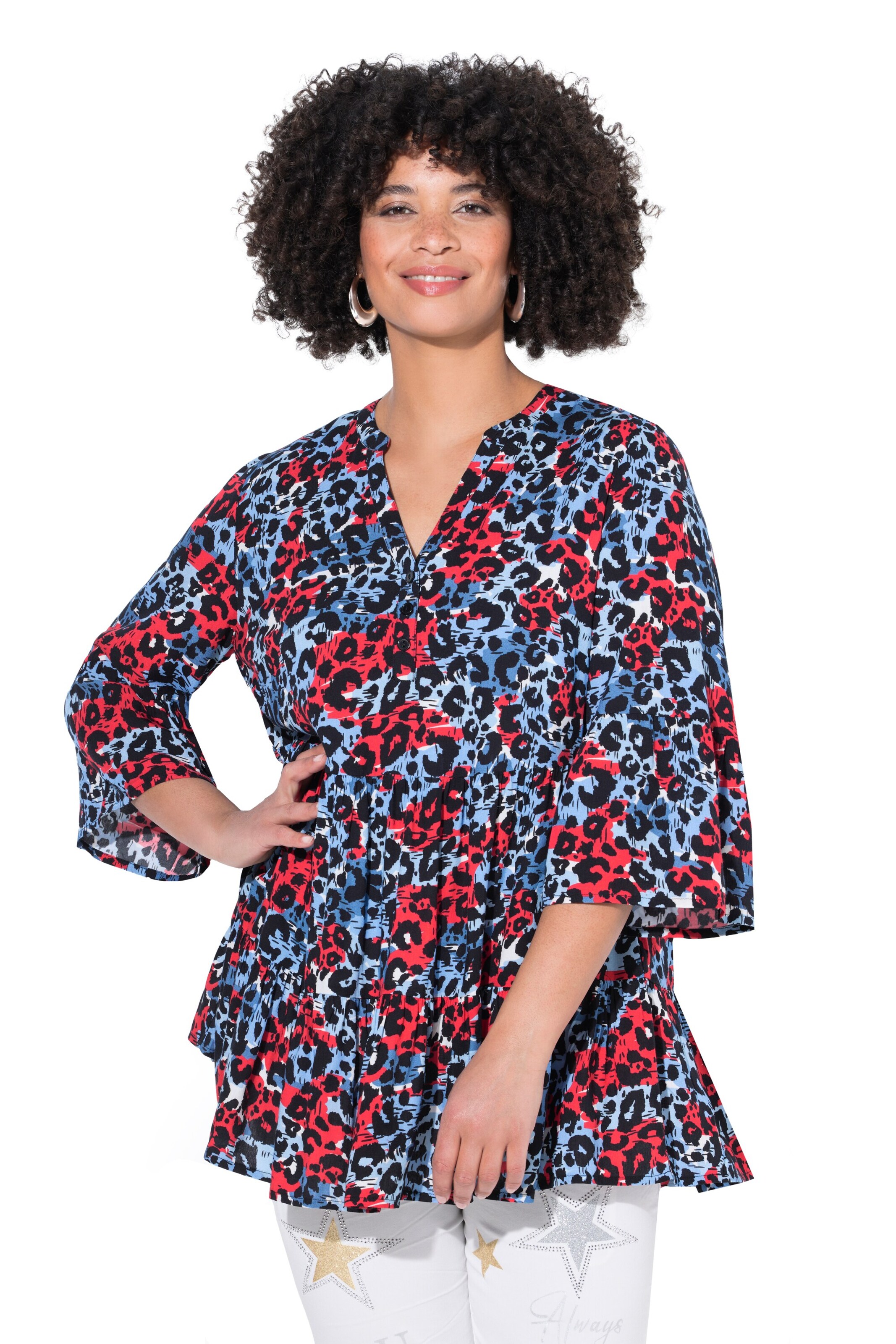 Angel of Style Tuniek in Blauw: voorkant