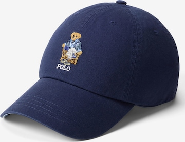 Polo Ralph Lauren Czapka z daszkiem w kolorze niebieski: przód