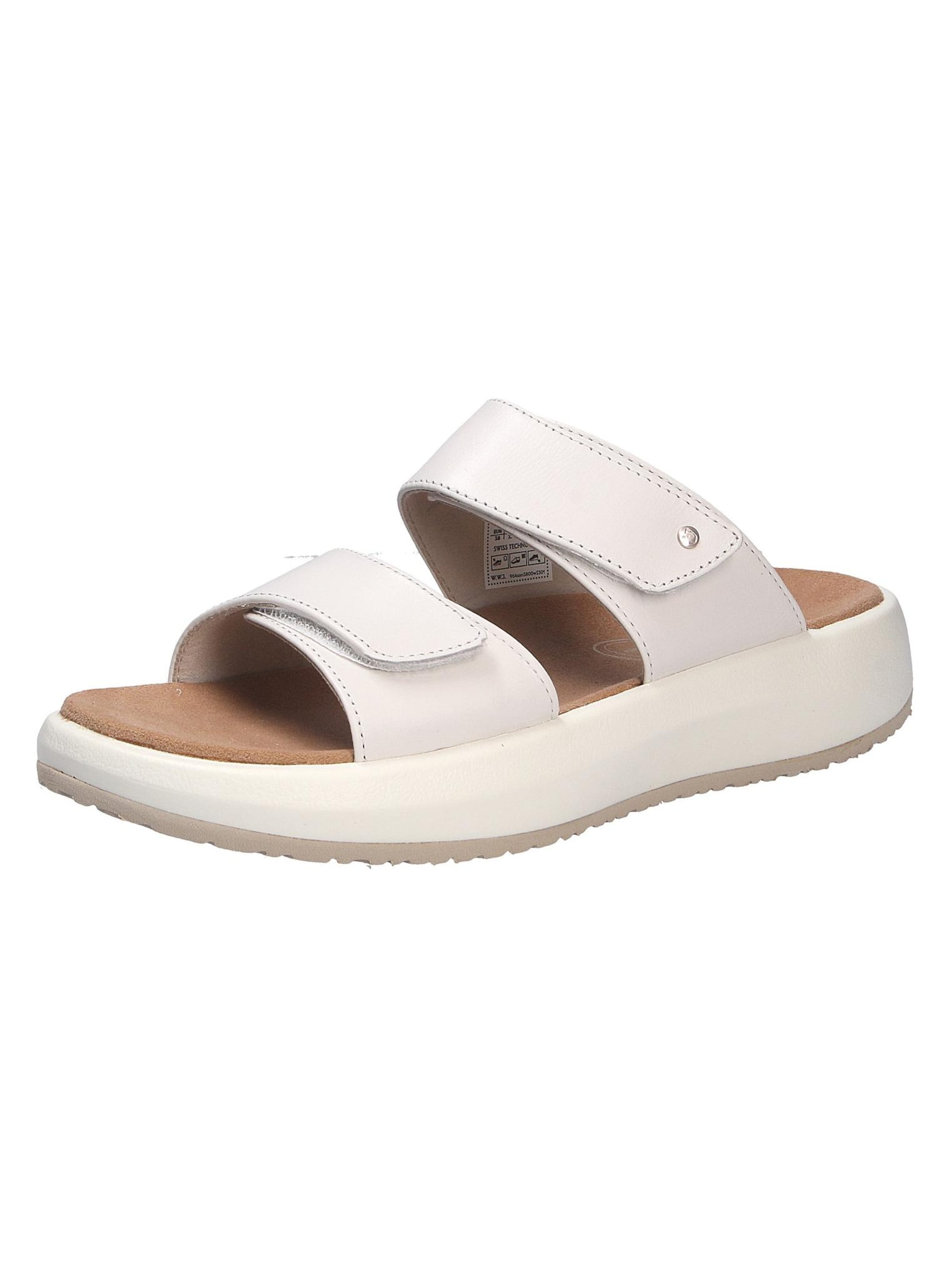 Joya Mules 'VIENNA II WHITE' in White: front