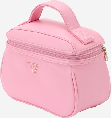 rožinė GUESS Tualeto reikmenų / kosmetikos krepšys 'BEAUTY': priekis