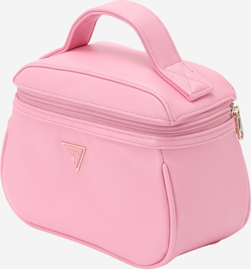 GUESS Toiletry Bag 'BEAUTY' in Pink: front