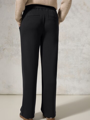 CECIL Loose fit Pants 'Neele' in Black