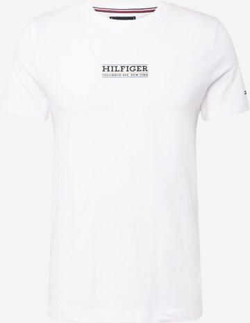 T-Shirt TOMMY HILFIGER en blanc : devant