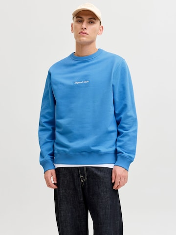 JACK & JONES Sweatshirt 'JORNorrebro' in Blue: front