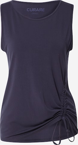 CURARE Yogawear Sport top - kék: elől