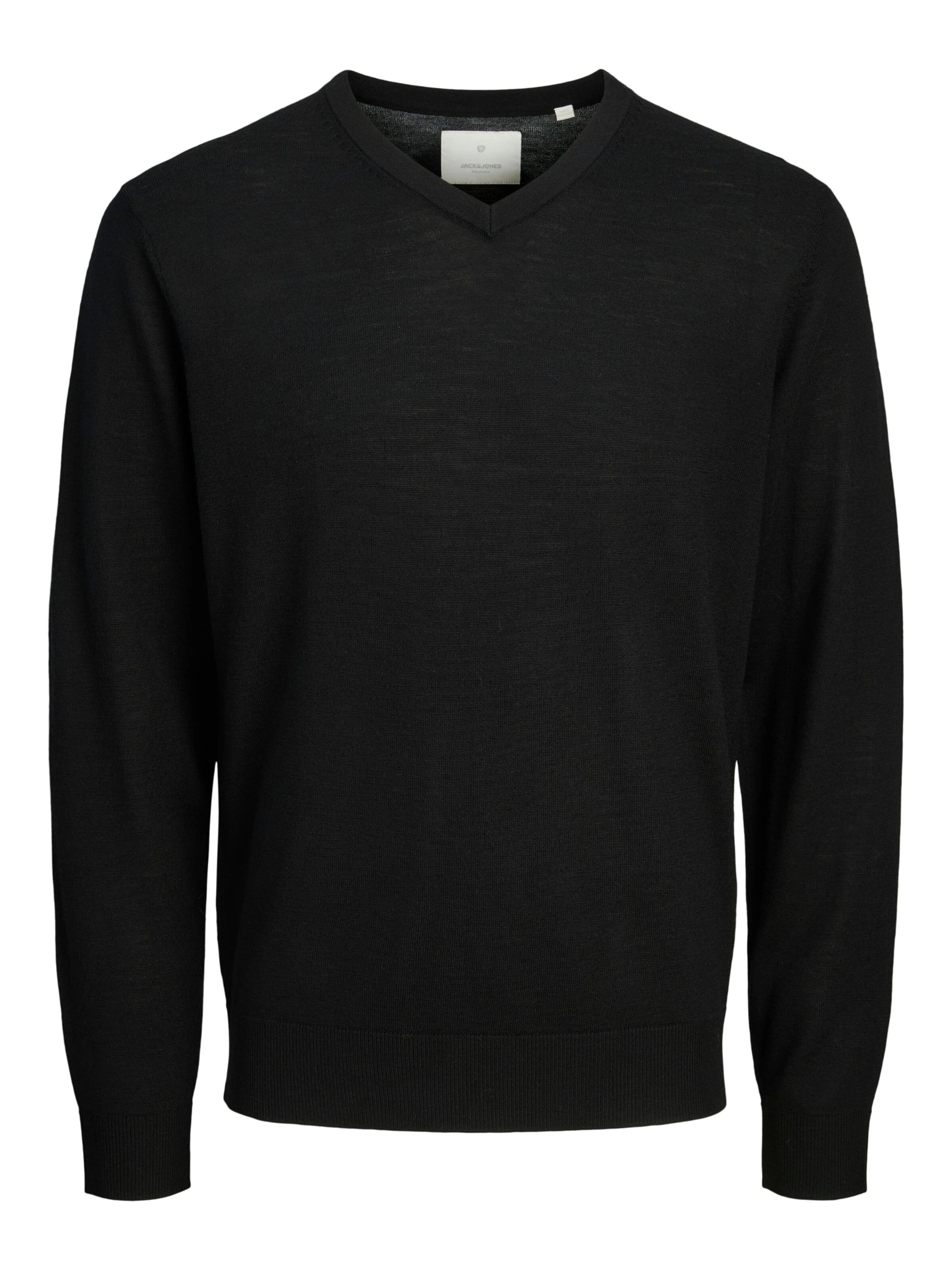 JACK & JONES Pullover '12281747'‌‌‌‌‌‌‌‌‌‌ in Schwarz: Vorderseite