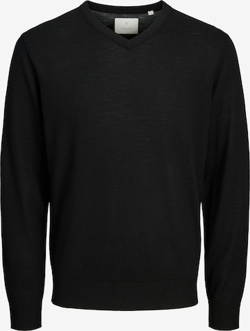 JACK & JONES Sweter '12281747' w kolorze czarny: przód