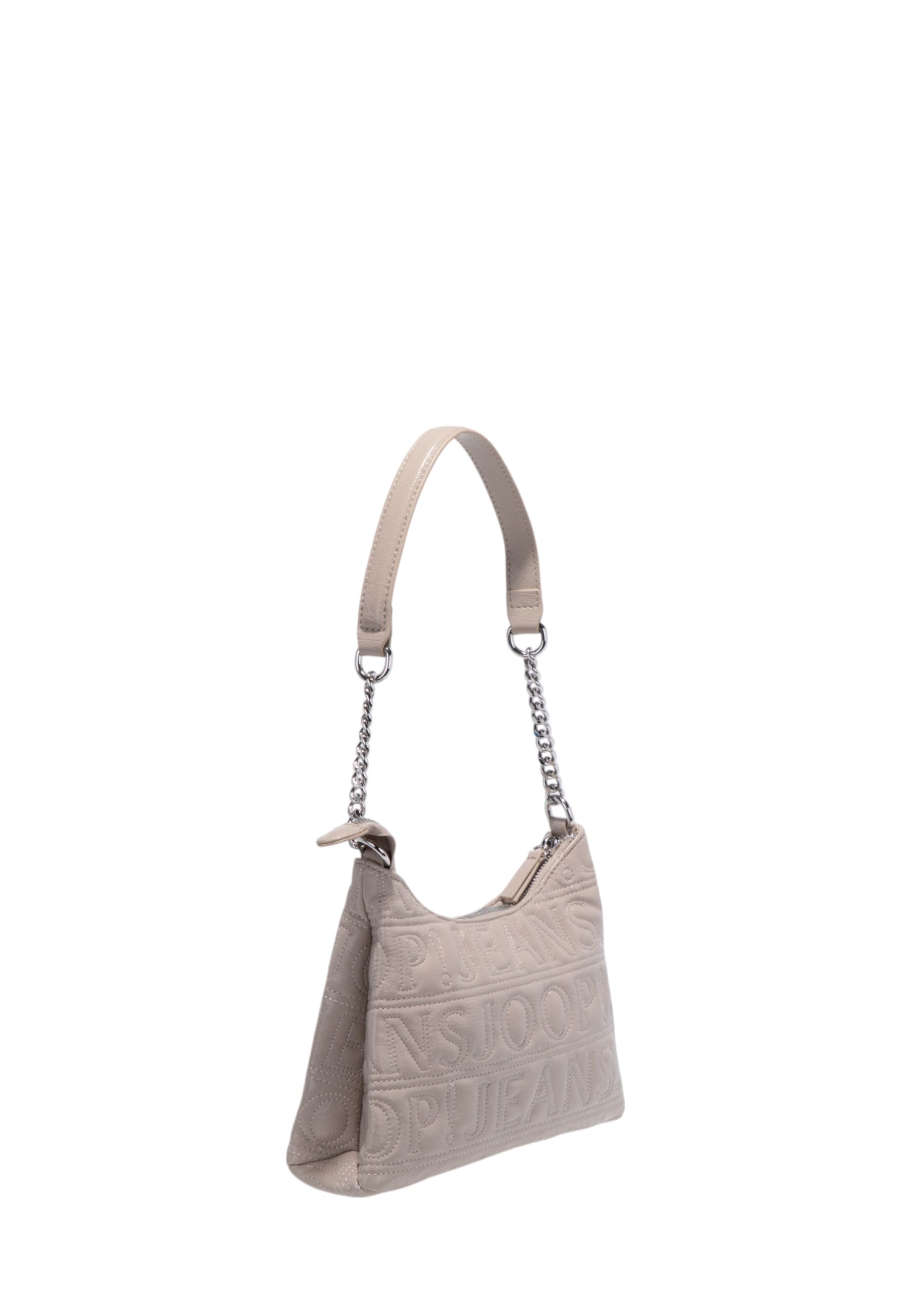 Joop Jeans - Mala de ombro 'Iniziale Spiega Lucille' em bege