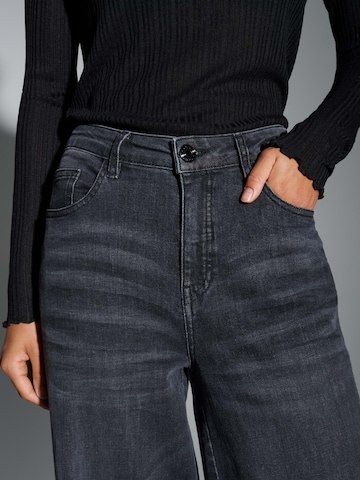 OPUS Wide leg Jeans 'Miva' in Black