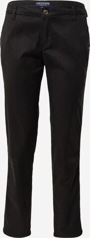Coupe slim Pantalon chino BONOBO en noir : devant