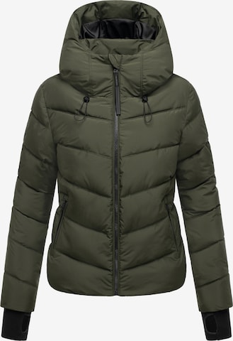 Veste d’hiver MARIKOO en vert : devant