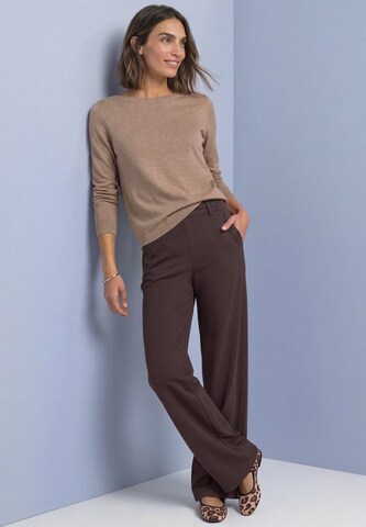 STREET ONE Regular Pants 'Amalia' in Brown