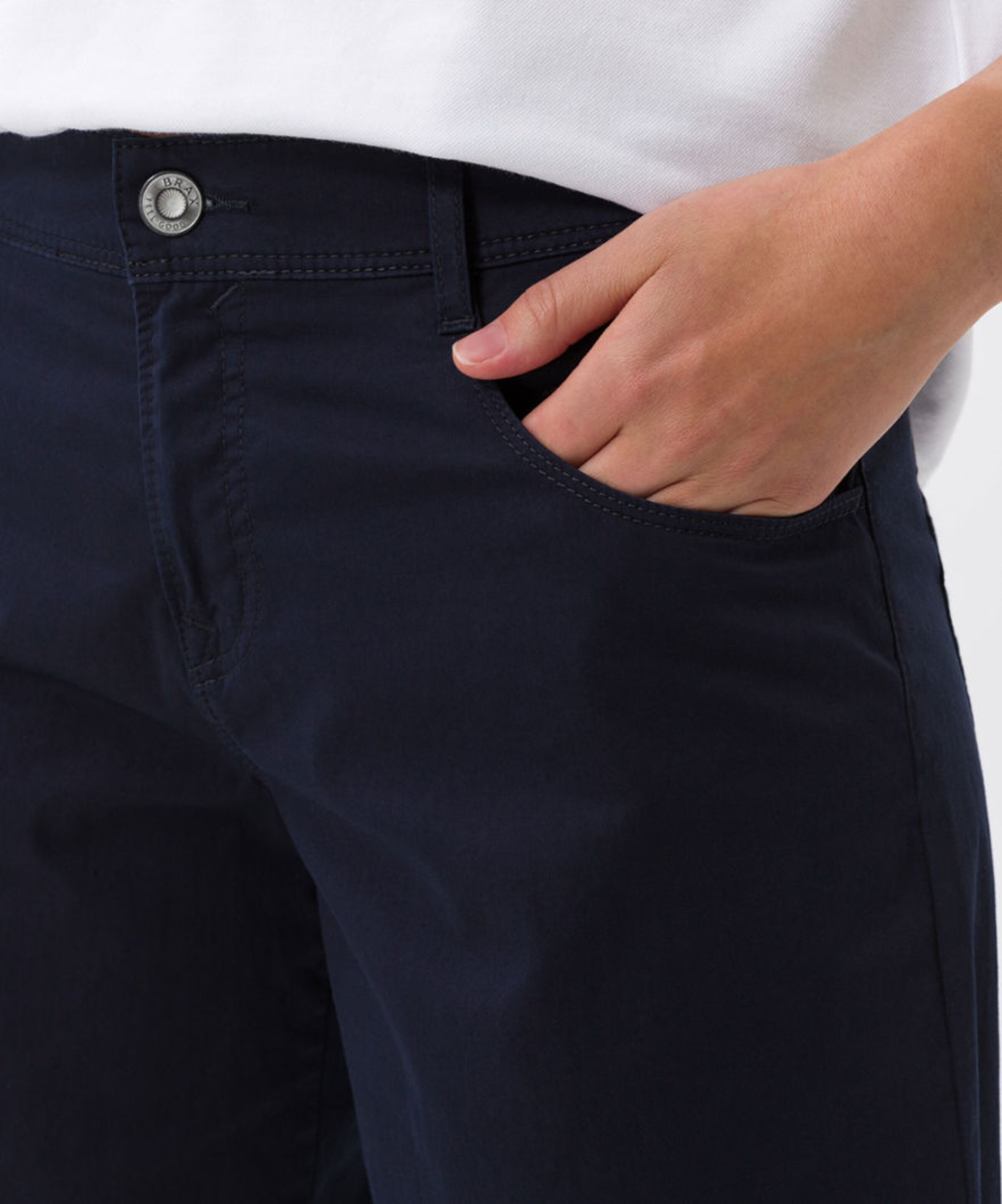 Frauen Große Größen Brax feel good Hose in Indigo - TD72223 Frauen Große Größen Brax feel good Hose in Indigo - TD72223