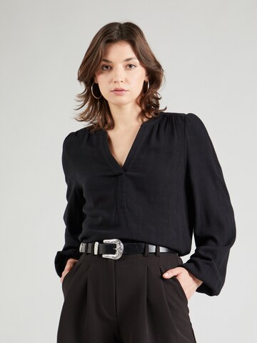 Camicia da donna di SELECTED FEMME in nero: frontale