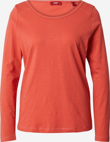 T-shirt ESPRIT en orange : devant